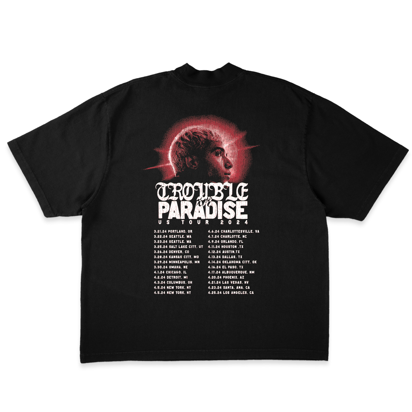 TROUBLE IN PARADISE TOUR TEE